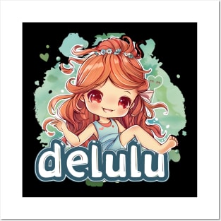 Delulu Spring Girl Posters and Art